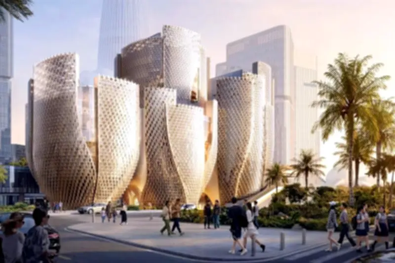 Revelan el diseño arquitectónico del innovador Museo de Arte Rong en China