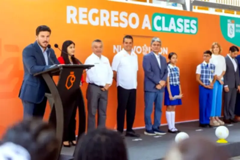 Samuel García anuncia construcción de 30 nuevas escuelas en Nuevo León para 2027