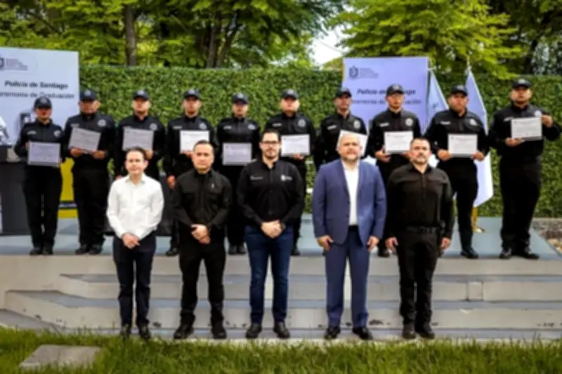 Santiago refuerza seguridad: 10 policías más rumbo al Mundial