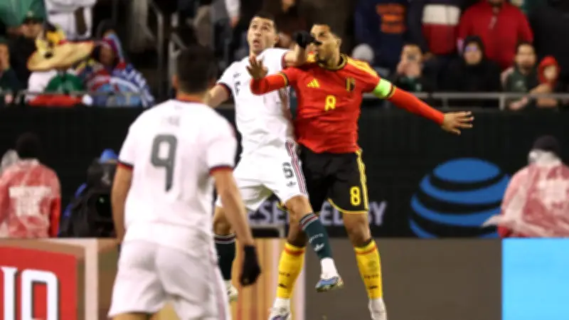 Selección Mexicana mejora su imagen en empate ante Bélgica en amistoso