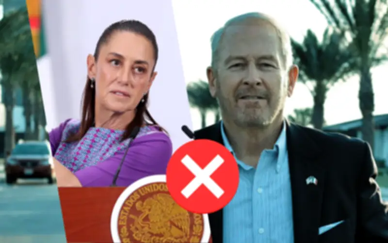 Sheinbaum critica actitud injerencista del embajador de EU en México