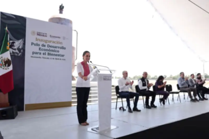 Sheinbaum inaugura primer Polo de Desarrollo en Tlaxcala y destaca alianza con iniciativa privada