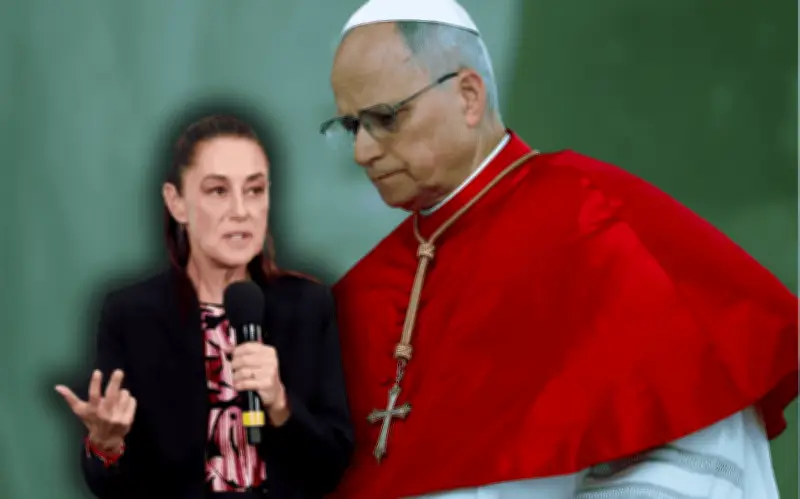 Sheinbaum respalda llamado a la paz del Papa León XIV ante tensiones con Trump