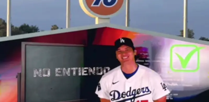 Shohei Ohtani sorprende con español perfecto en viral dinámica de los Dodgers