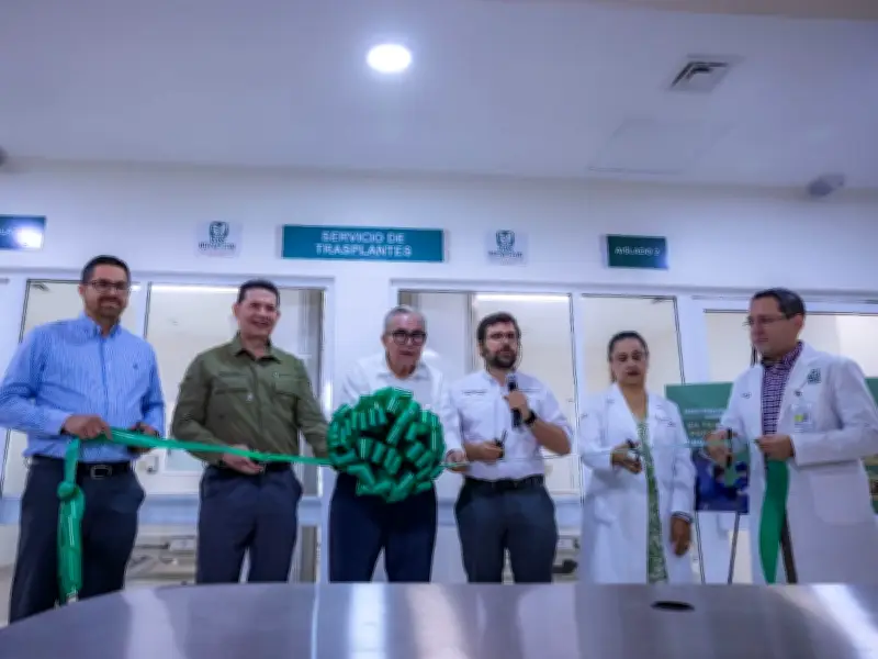 Sinaloa inaugura moderna Unidad de Trasplantes en Hospital General de Culiacán