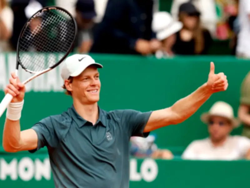 Sinner avanza a semifinales en Montecarlo con su victoria 20 consecutiva en Masters 1000