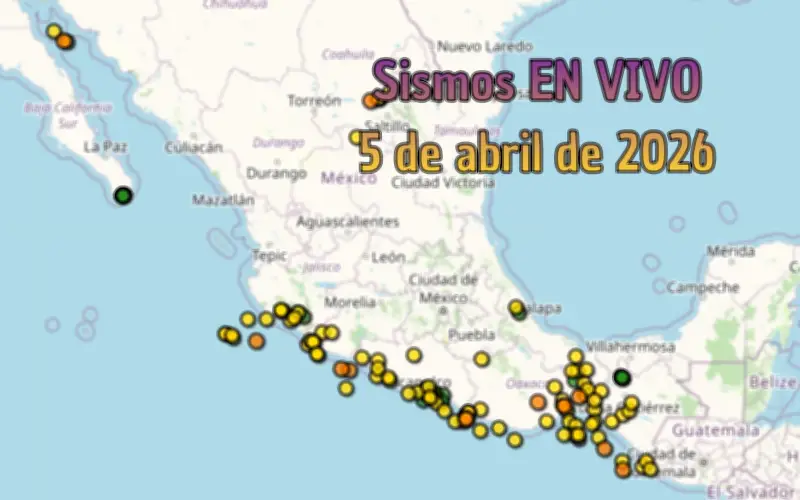 Sismos en México HOY: EN VIVO | Temblor en Jalisco y República | Domingo 5 de abril 2026