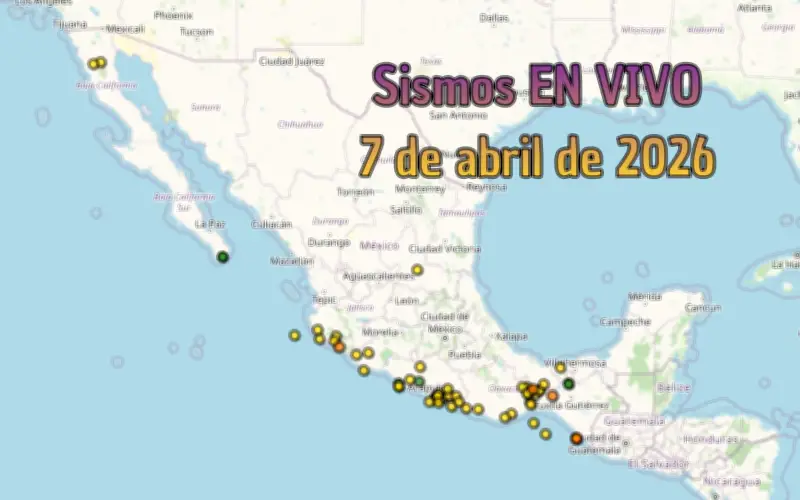 Sismos en México: Monitoreo en vivo de temblores en Jalisco y el país este 7 de abril