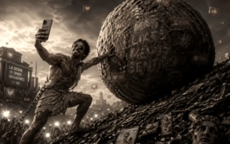 Sísifo digital: el absurdo de Camus en la era de las redes sociales