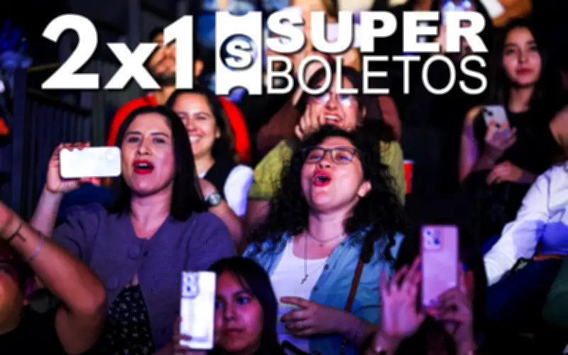 Superboletos ofrece 2x1 en diez conciertos de la Arena Guadalajara este 8 de abril