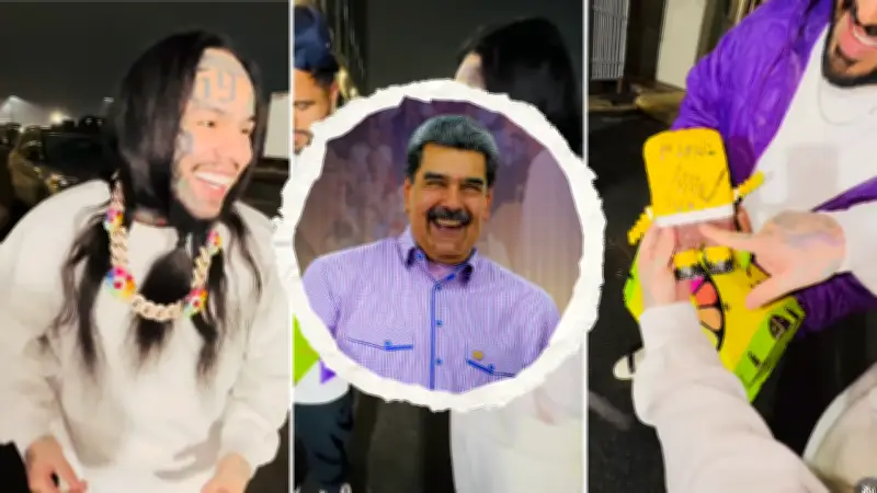 Tekashi 6ix9ine sale de prisión y exhibe autógrafo de Nicolás Maduro