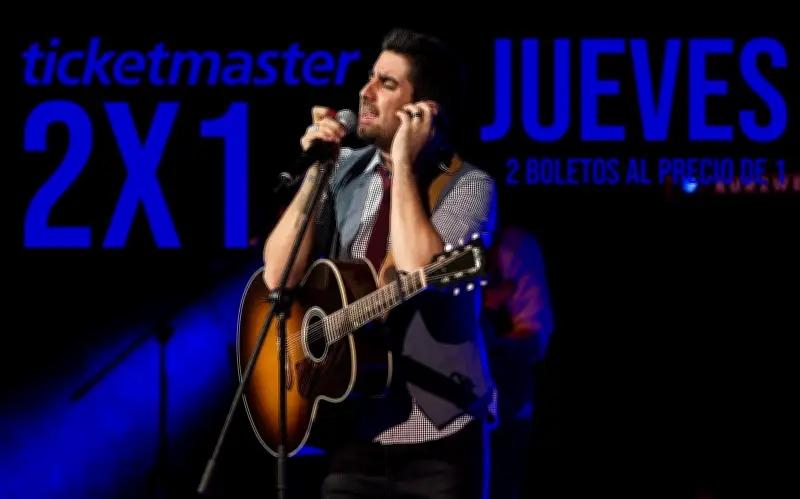 Ticketmaster: 8 conciertos 2x1 en Guadalajara hoy 23 de abril
