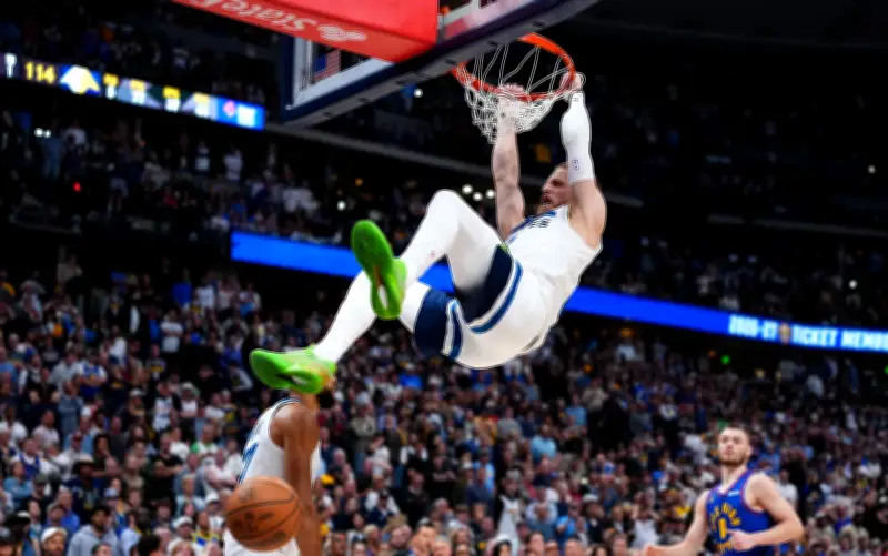 Timberwolves logran victoria agónica y empatan la serie de playoffs ante Nuggets