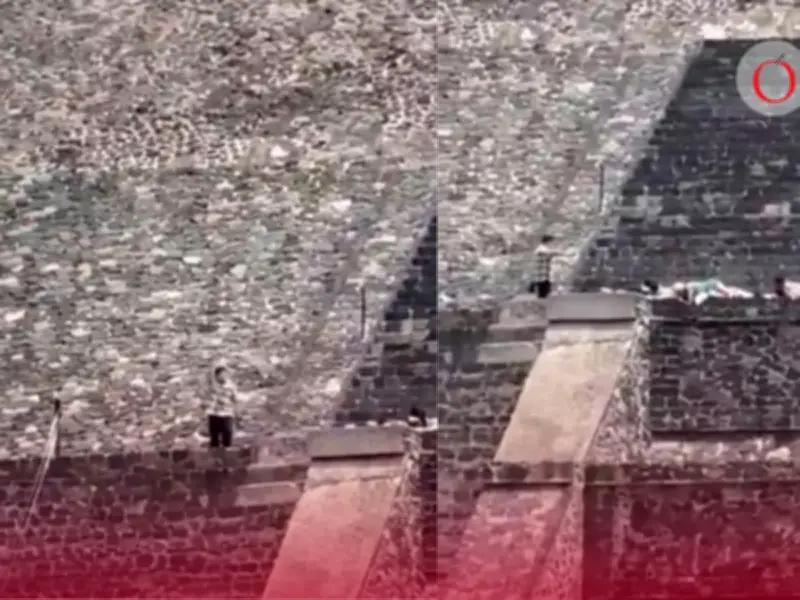 Tiroteo en Teotihuacán: Hombre mata a turista canadiense y se suicida en Pirámide de la Luna