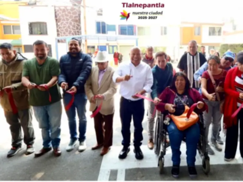 Tlalnepantla rehabilita calle Azalea en Hogares Ferrocarrileros para mejorar movilidad