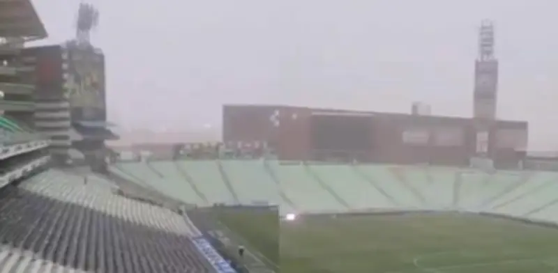 Tormenta de arena azota Torreón antes del crucial Santos vs América en Liga MX