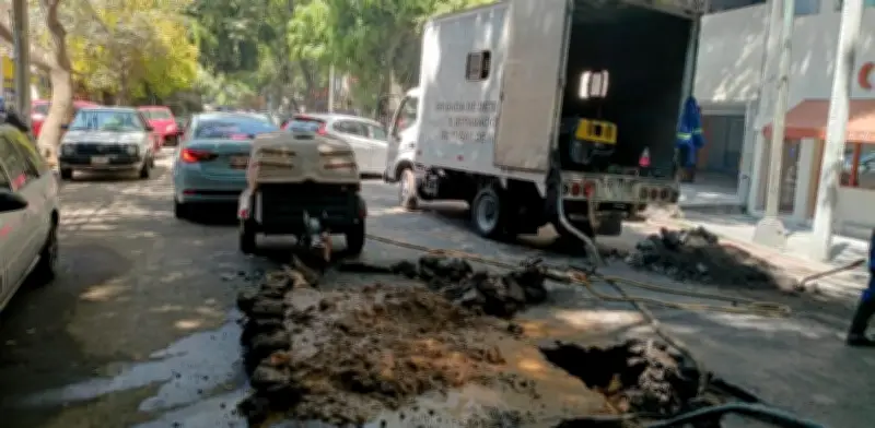 Trabajos en red hidráulica causan baja presión de agua en cuatro alcaldías de la CDMX