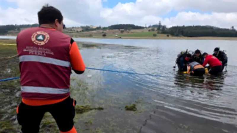 Tragedia en Chignahuapan: Dos personas fallecen ahogadas en presa de la Sierra Norte de Puebla