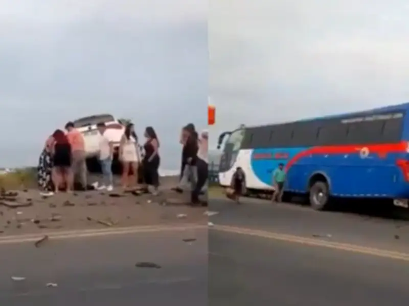 Tragedia vial en Ecuador: 5 muertos y 29 heridos en choque de autobús