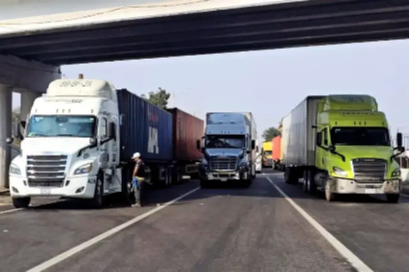 Transportistas Anuncian Paro y Bloqueos en Carreteras para Hoy