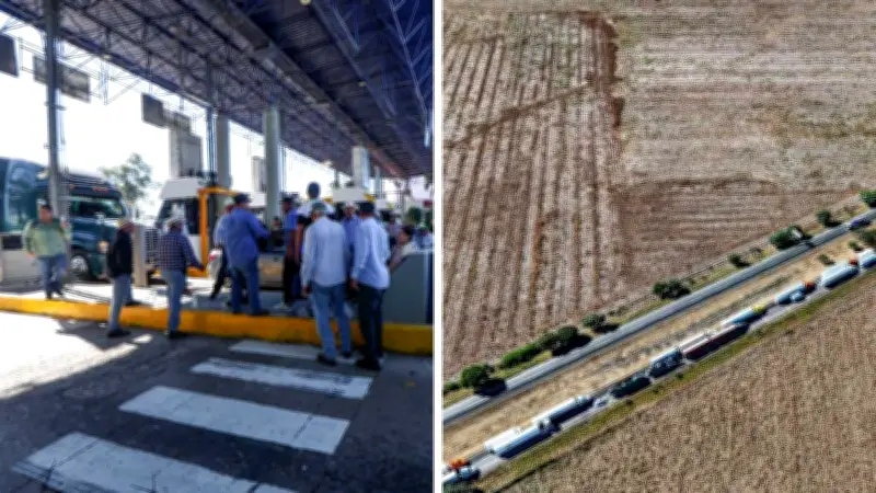 Transportistas y Agricultores Anuncian Paro Nacional el 6 de Abril: Carreteras Afectadas