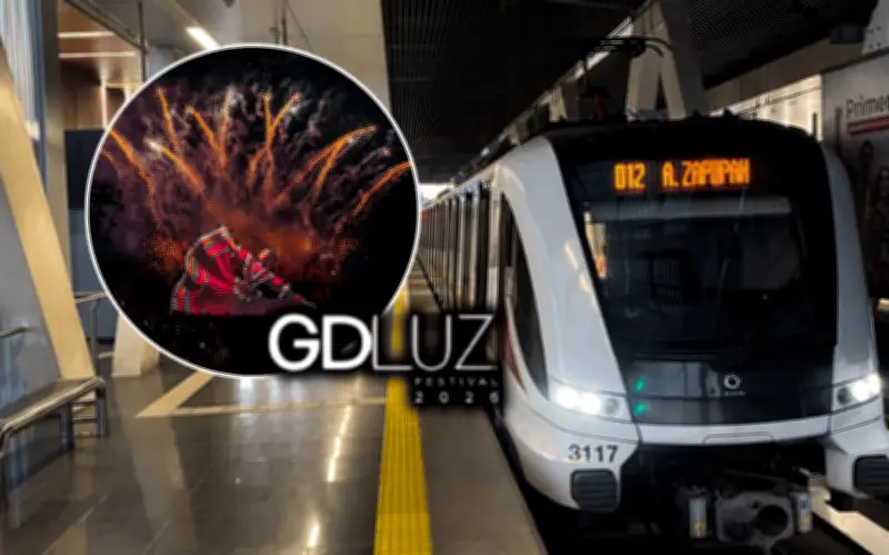 Tren Ligero de Guadalajara cierra estaciones por festival GDLuz: fechas y horarios detallados