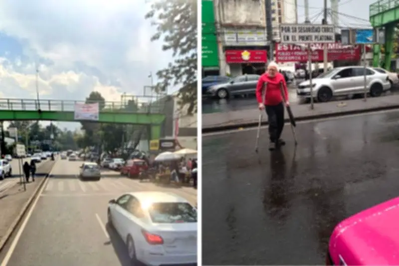 Urgen restituir cruce peatonal frente a hospital universitario en la CDMX