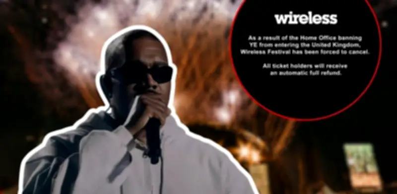 Veto a Kanye West en Reino Unido provoca cancelación total del Wireless Festival 2026