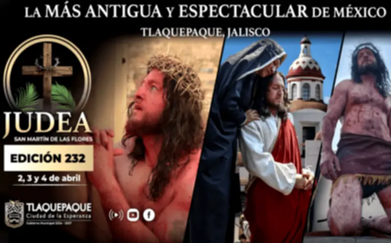 Viacrucis en San Martín de las Flores: Cruz de 100 kilos simboliza fe y agradecimiento