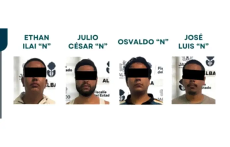 Vinculan a cuatro hombres por privación ilegal de libertad de mujer en Guadalajara