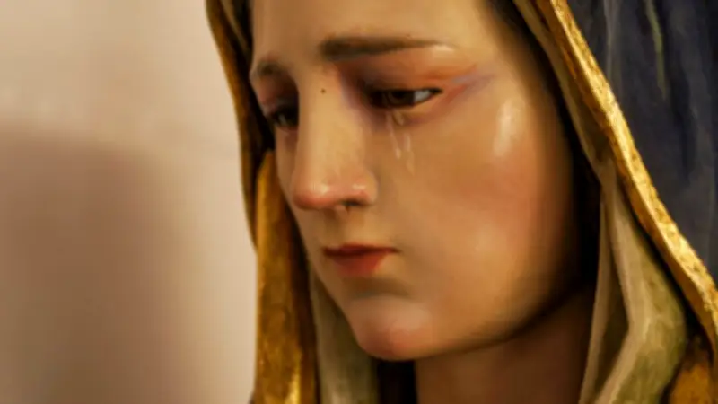 Virgen de los Dolores en Edomex: Iglesia aclara que 'llanto' es por restauración