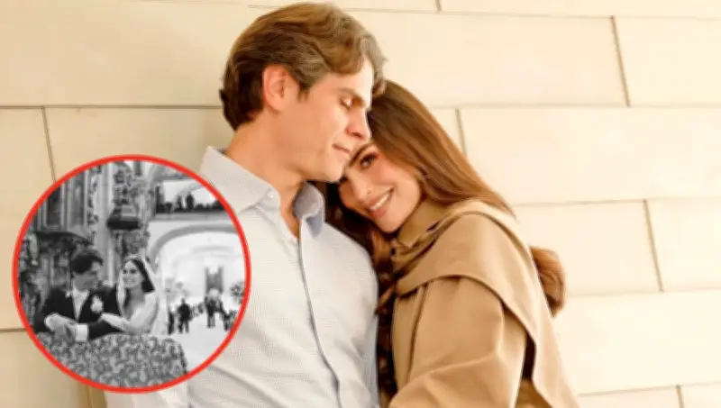 Ximena Navarrete celebra 9 años de matrimonio con Juan Carlos Valladares