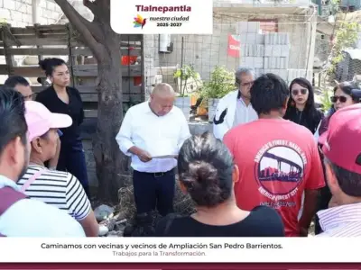 Alcalde de Tlalnepantla atiende peticiones ciudadanas en San Pedro Barrientos