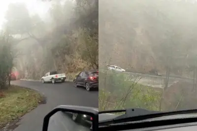 Autoridades alertan sobre peligroso pavimento resbaladizo en carreteras de la Sierra
