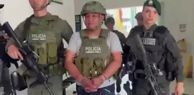 Capturan en Colombia a alias 'Mi Pez' por atentado con 21 muertos