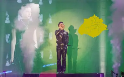 Christian Nodal se presenta en Palenque de Aguascalientes entre polémicas