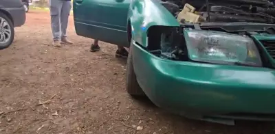 Día de campo en Tlaxcala termina con robo masivo de autopartes a siete vehículos