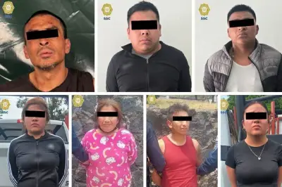 Detienen a siete presuntos implicados en agresiones a balazos en la Ciudad de México