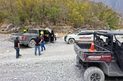 Dos jóvenes sufren caída de cuatrimoto en la Huasteca Potosina; uno grave