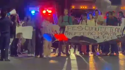 Estudiantes de la FES Cuautitlán toman caseta de Tepotzotlán en protesta por seguridad