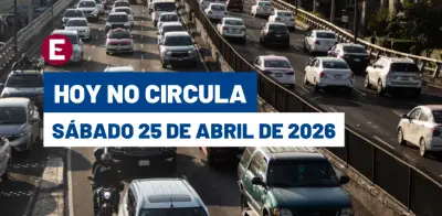 Hoy No Circula sábado 25 abril 2026: autos con holograma 2 y 1 PAR