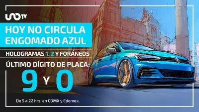 Hoy No Circula viernes 1 mayo: autos azules 9 y 0 descansan en CDMX y Edomex