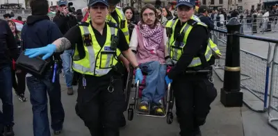 Londres detiene a 523 manifestantes pro Palestina en la mayor redada desde la prohibición