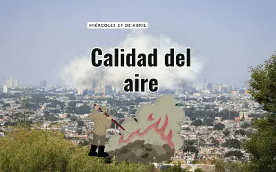 Mala calidad del aire en AMG por incendio en Zapopan: 108 IMECA en Las Pintas