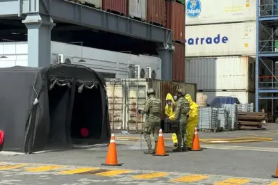 Marina de México simula ataque biológico en preparación para la Copa Mundial