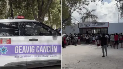 Menor fallece en escuela de Cancún tras golpe durante partido de fútbol