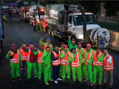 Naucalpan intensifica desazolve en Periférico para prevenir inundaciones en temporada de lluvias
