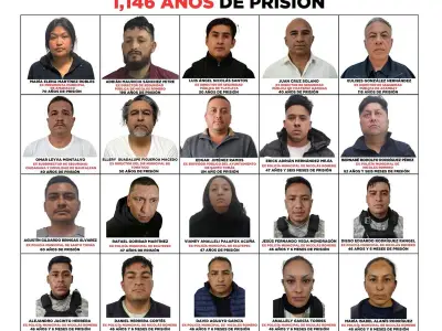 Operativo Enjambre: 1,146 años de prisión para 20 servidores públicos