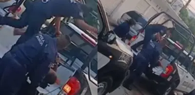 Policía golpea a detenida en Oaxaca; video se viraliza