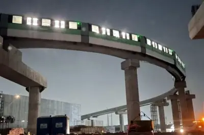 Pruebas del monorriel de la L6 sorprenden por su eficiencia